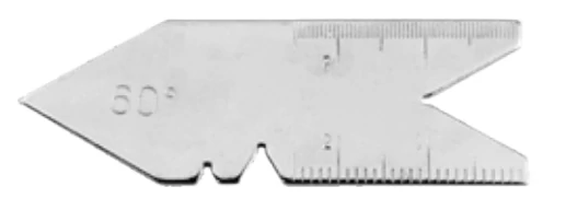 Menetkés sablon, metrikus 60° Asimeto: 1200-034