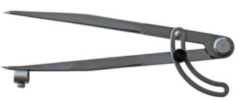 Műhelykörző állítóívvel és ceruzatartóval 200 mm Asimeto: 1400-036