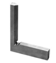 Precíziós bemetsző derékszög, roszdamentes 25x20 mm szárker.met.:10x3 mm  DIN875-00 Asimeto: 301-01