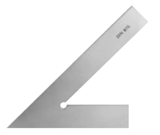 Csúcsszög 45° lapos, DIN 875-2  150x100mm, szárkereszmetszet 20x5mm Asimeto 301-61