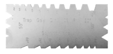 Kombinált menetkés sablon, 40-80° HITEC: 303-30