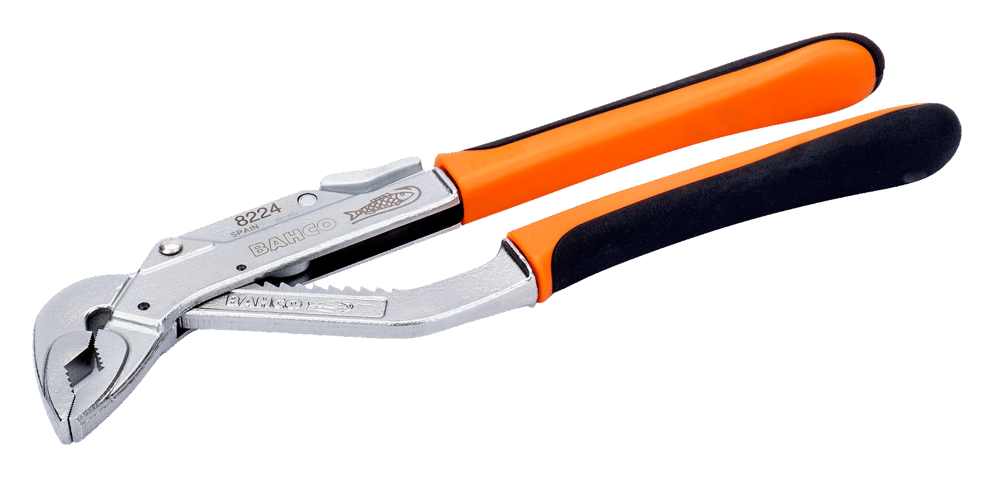 Vízpumpafogó, Ergo, krómozott, 250 mm  Bahco: 8224CIP