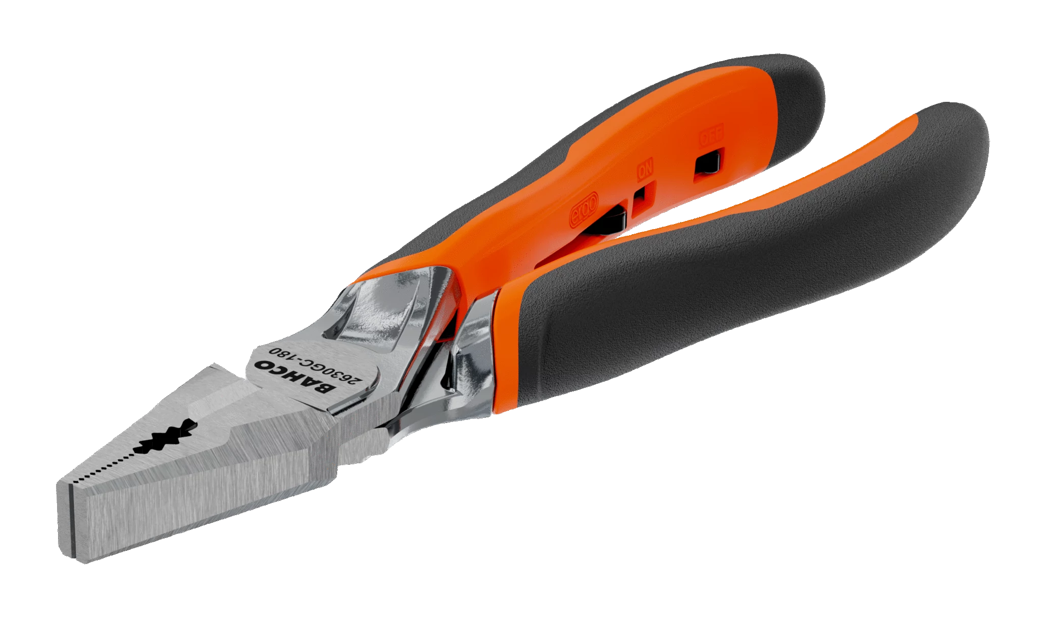 Kombináltfogó, erősített vágóéllel 160 mm ERGO Bahco: 2630GC-160IP