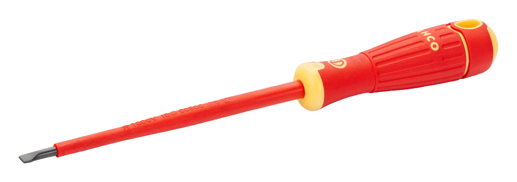 Csavarhúzó, szigetelt, lapos, 10 x 1.6 x 200 mm Bahco: B196.100.200