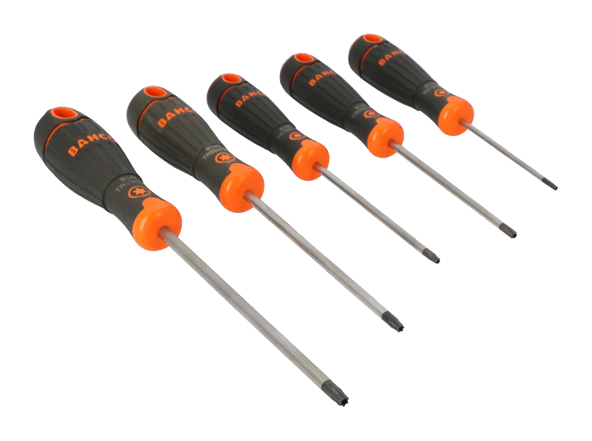 Csavarhúzó-készlet, BahcoFit, 5-részes, Torx mit biztonsági Bahco: B219.035