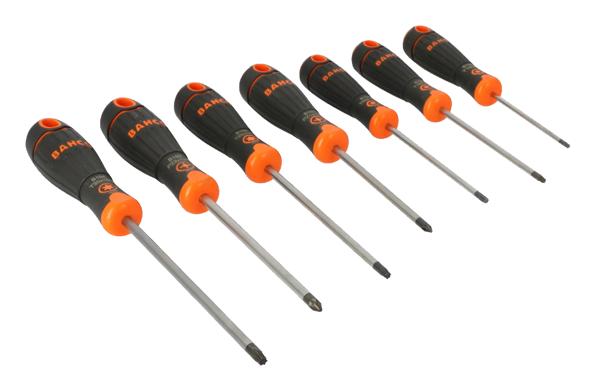Csavarhúzó-készlet, BahcoFit, 7-részes, PZ + Torx Bahco: B219.007
