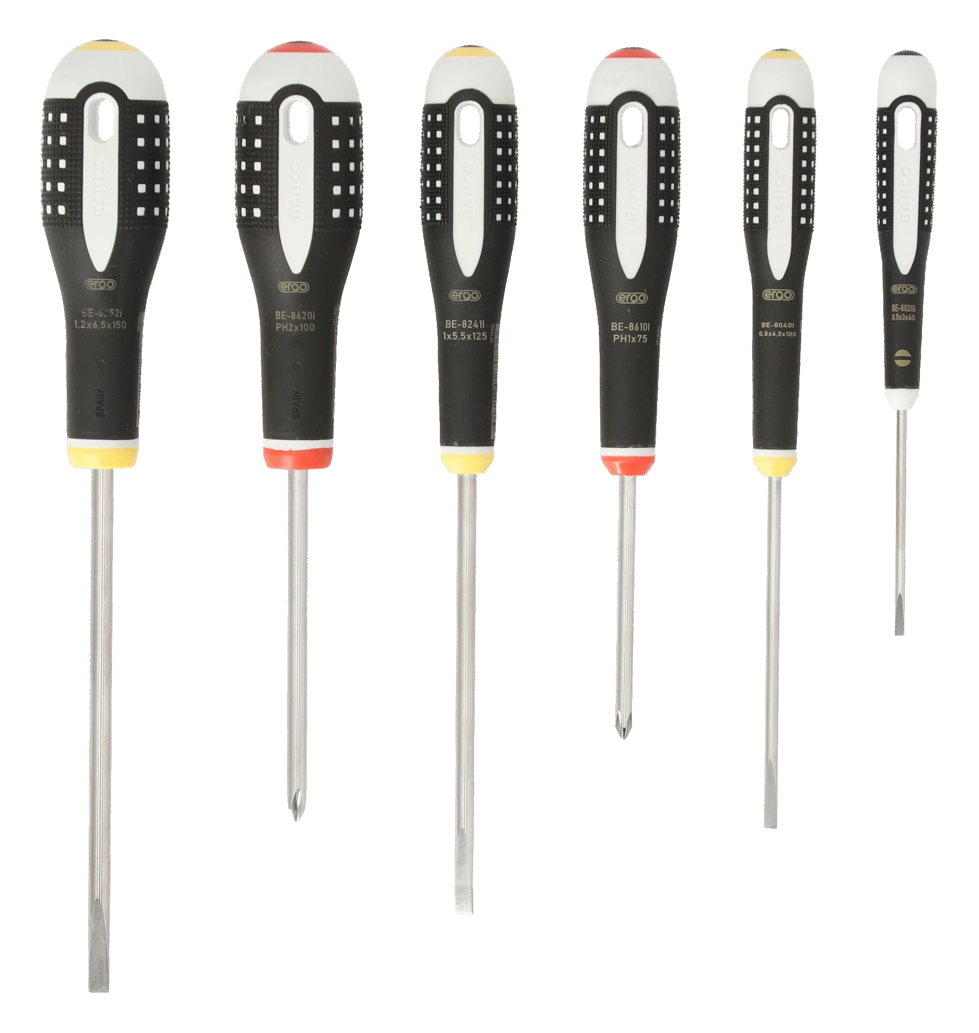 Ergo™-csavarhúzó-készlet, rozsdamentes acél, 6-részes Bahco: BE-9881I