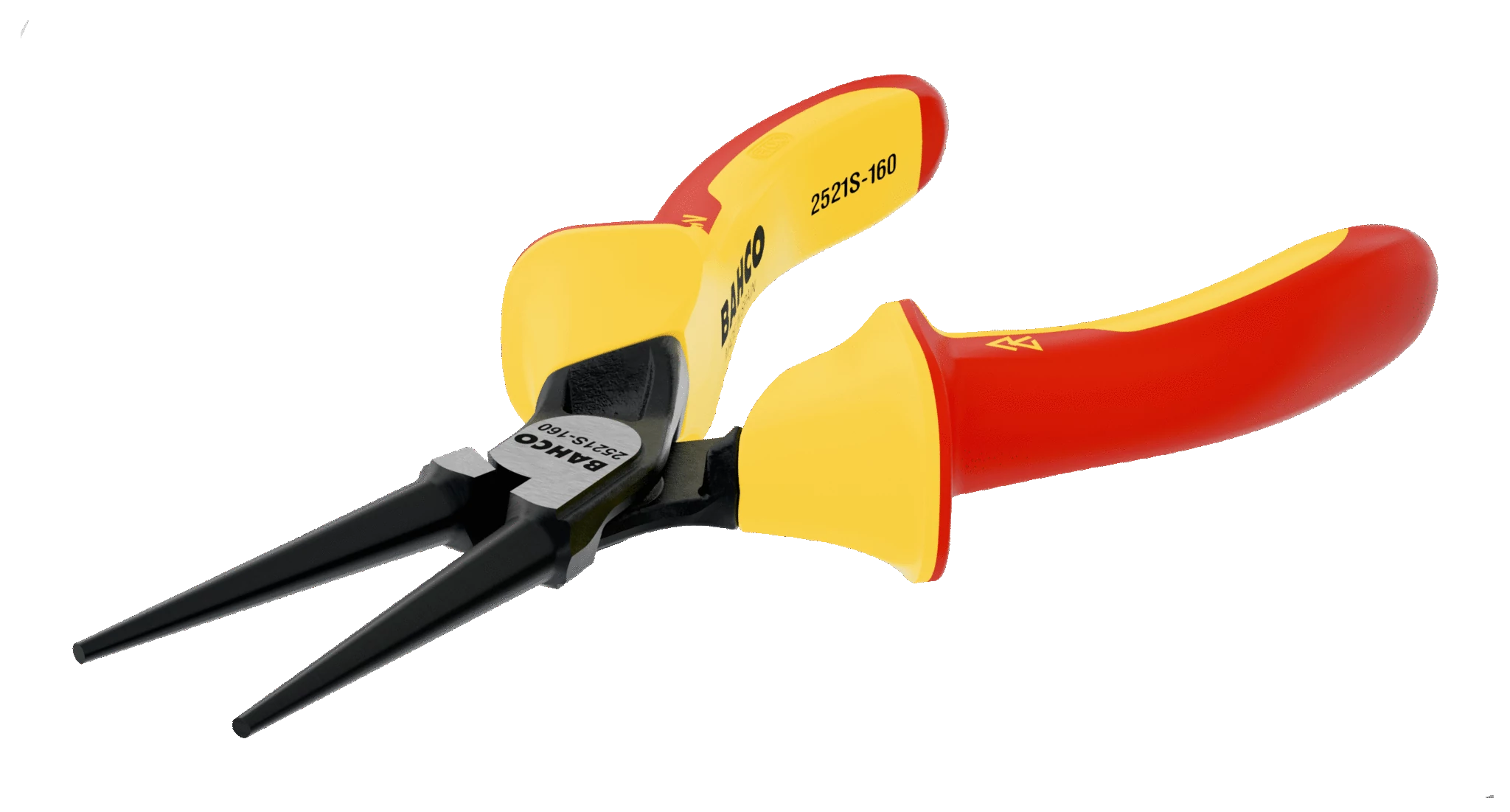 Szigetelt kerekcsőrű fogó 160 mm Bahco 2521S-160