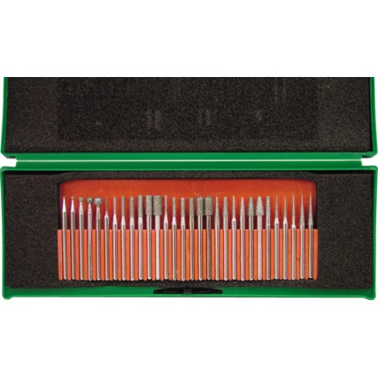 30 darabos gyémánt bevonatú turbómaró készlet 45x3mm YRK-210-9900K