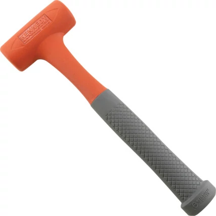 POLIURETÁN SÖRÉTES KALAPÁCS, fej: 33mm, 390g, teljes hossz: 280mm KENNEDY KEN-525-9420K