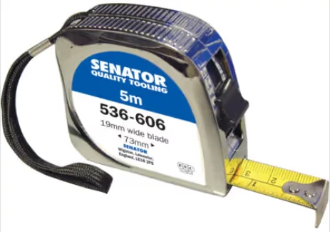5M SZALAGZÁRAS MÉRŐSZALAG KRÓMOZOTT HÁZBAN SENATOR SEN-536-6060K