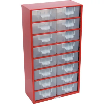 16-DRAWER SMALL PARTS STORAGE CABINET KENNEDY KEN-593-5200K
