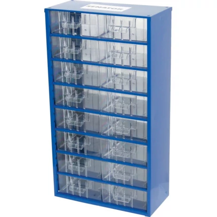 16 FIÓKOS SZEKRÉNYKE KISMÉRETŰ ALKATRÉSZEK TÁROLÁSÁRA SENATOR SEN-593-5200K