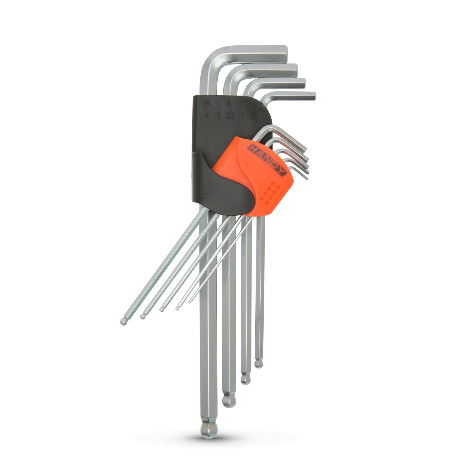 Imbuszkulcs készlet (1,5-10mm) hosszú, gömbvégű Handy 10786XL