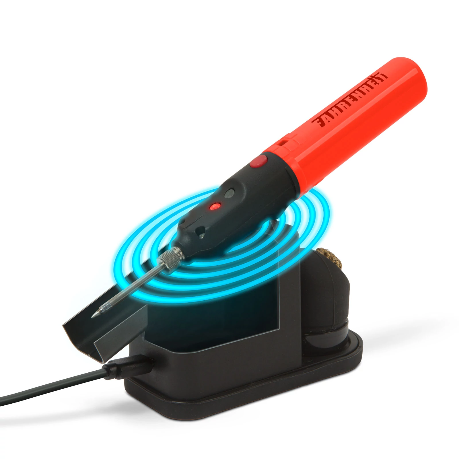 Akkumulátoros forrasztópáka állomás - vezeték nélküli töltés, tisztítószivaccsal Fahrenheit: 28025