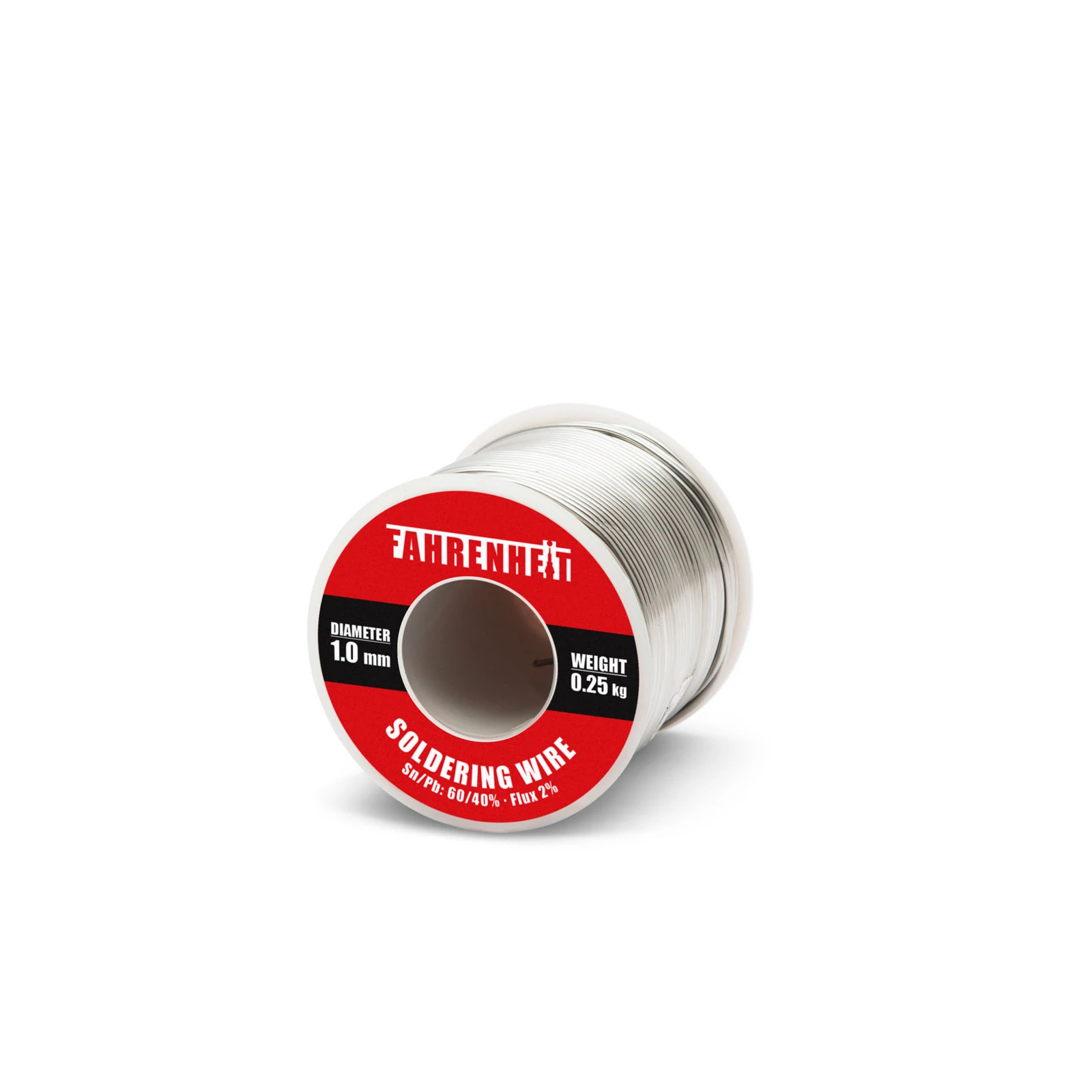 Forrasztó ón 1mm/0,25kg Sn60Pb40 2% Flux Fahrenheit 55086