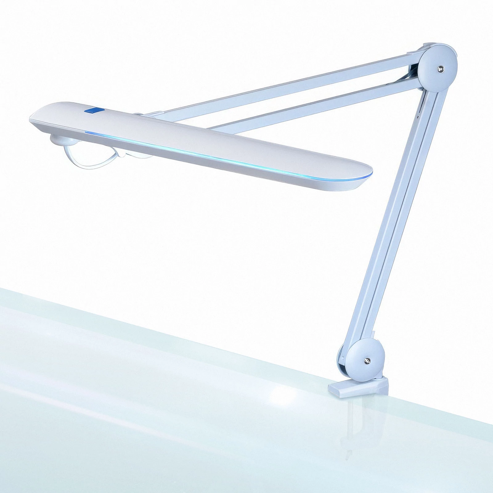 Asztali LED lámpa - dimmerelhető - fém - fehér Handy 10801