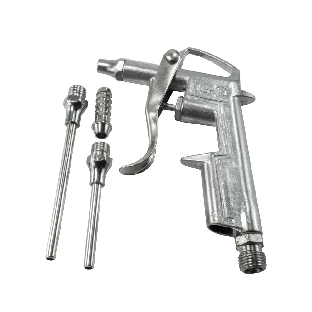 Légfúvó pisztoly - pneumatikus - cserélhető fúvókákkal - 16/50/80 mm - 1/4