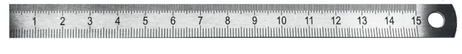 Hajlékony rozsdamentes acélvonalzó inch és mm osztással, 18x0,5mm, hossz 500mm HITEC 123-051