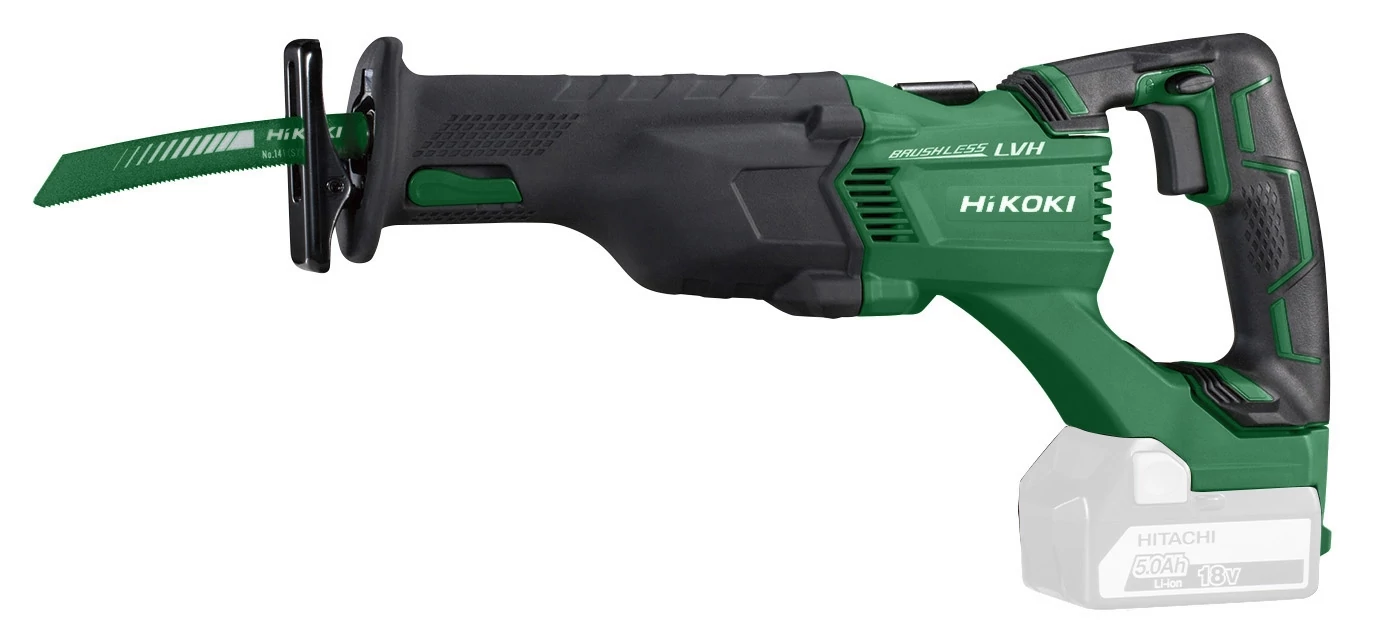 Akkus orrfűrész szénkefementes (18V) lökethossz: 32 mm (Akku és töltő nélkül!)  HIKOKI  CR18DBLW4Z