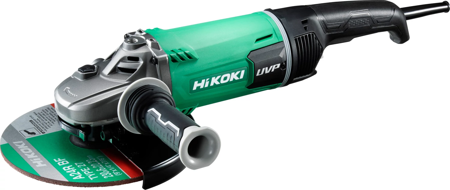 Sarokcsiszoló O 230mm 2400W/vibráció elnyelő markolat 6,3Kg HIKOKI G23SCY2UVZ