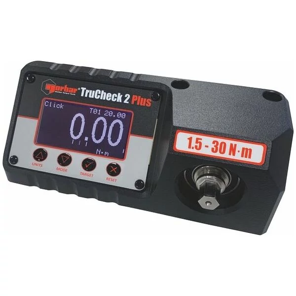 Digitális nyomatékkulcs ellenőrző 1,5-30Nm +/-1%, 1/4