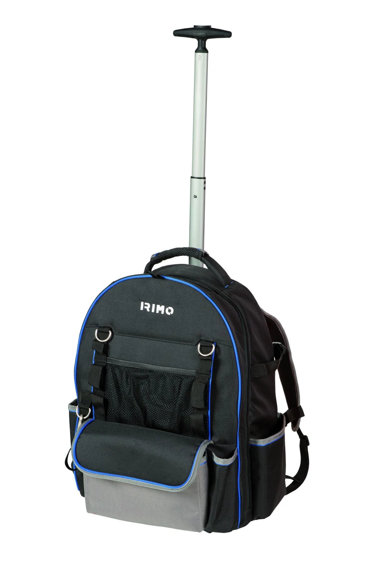 Szerszámos hátizsák, kerékkel és teleszkópos nyéllel 360 x 440 x 220 mm, üres Irimo: 9022-BPW