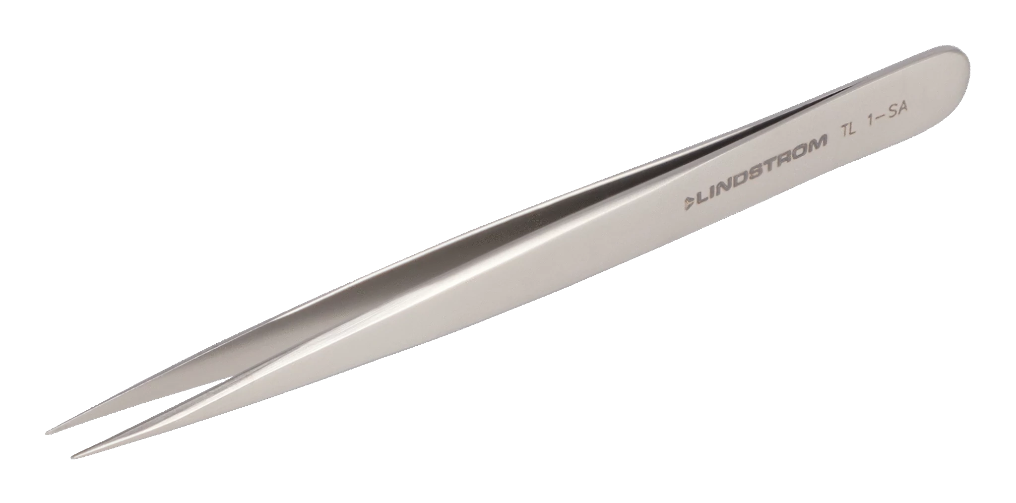 Hegyes csipesz, rozsdamentes, saválló, nem mágnesezhető ESD 120 mm Lindström: TL 1-SA-SL