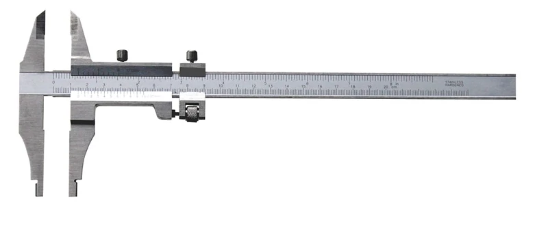Analóg műhelytolómérő felső mérőpofával 200mm, mérőpofa 60mm, leolvasás 0,05mm és 1/128