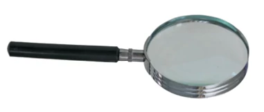 Kézi nagyító 60mm-es lencseátmérő fémkeretben, 5-dioptria MIB: 01005089