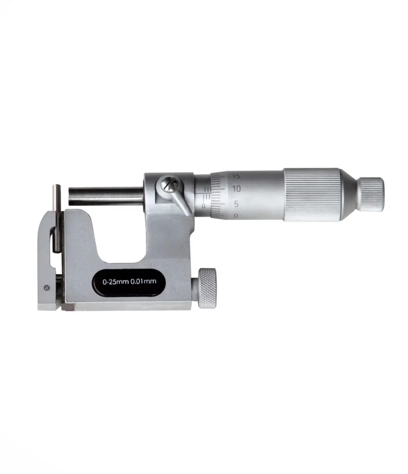 Univerzális analóg mikrométer csőfal, horony és váll szélesség méréséhez 0-25mm/0,01mm MIB 01019095