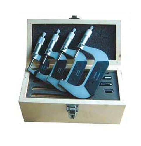 Analóg külső mikrométer készlet 4-részes 100-200mm/0,01mm DIN863 MIB 01017082