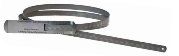 Kerületmérő mérőszalag, kerületméret 60-3780mm, átmérő 20-1200mm rozsdamentes MIB 07074072