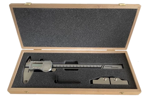 Mérőeszköz készlet, 7 részes,fadobozban: MIB 01005005