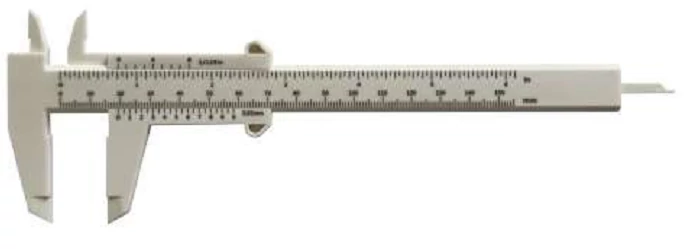 Analóg műanyag tolómérő, nem mágnesezhető 150/0,05mm MIB 01007005