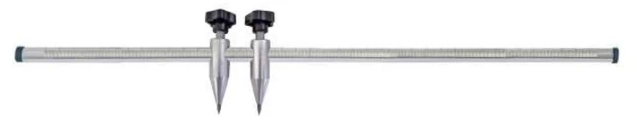 Rúd körző, O 19x500mm, rozsdamentes, mm skálával, cserélhető keményfém heggyel MIB 04056041