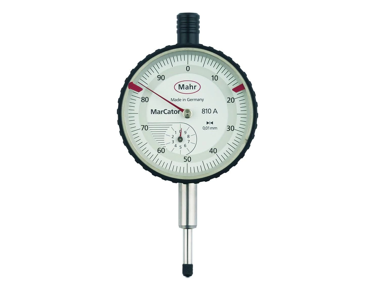 810 A Precíziós mérőóra 50 mm-es számlap, 10mm/ 0,01mm Mahr: 4311050