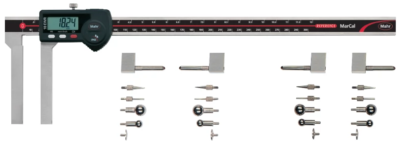 Digitális univerzális tolómérő 0-500mm/0,01, cserélhető mérőbetétekkel, IP65 Mahr 4112723