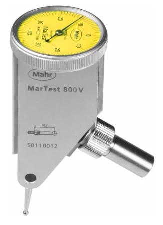 Szögtapintós mérőóra horizontális számlappal, tapintókar hossza 14,5 mm 0,4/28 mm  Mahr 4302200