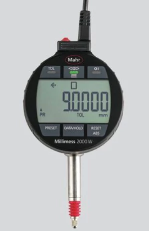Millimess 2000 W Induktív finomkijelző, statikus méréshez, IP 64 Mahr 4346700