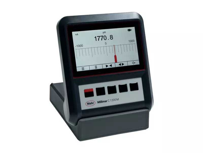 MILLIMAR C 1200M Kijelző és kiértékelő készülék ±5000µm Mahr kompatibilis tapintókhoz Mahr 5312012