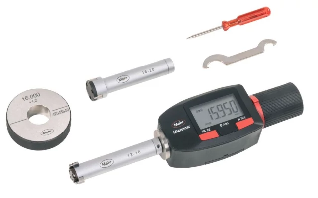 Micromar 44 EWRi Digitális hárompontos  furatmikrométer készlet (2 db) 12-20mm, 16mm beállítógyűrűkkel Mahr 4191341