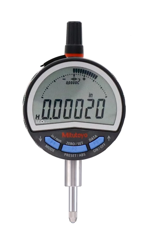 Digitális mérőóra ID-C, sík hátlap, 12,7mm, col/mm választható leolvasás, ANSI  Mitutoyo 543-702B