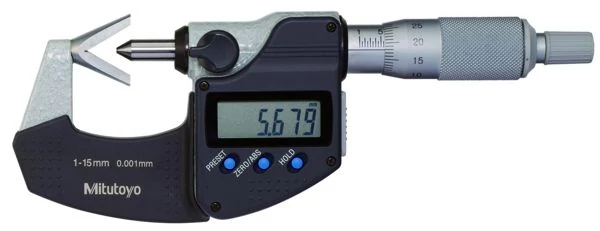 Digimatic mikrométer V-ülékkel 1-15mm Mitutoyo 314-251-30