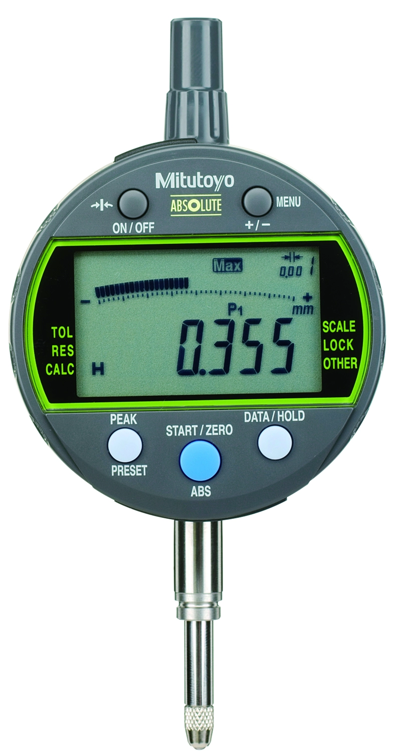 Digital Indicator, Peak Hold ID-C12,7mm, 0,001mm, Flat Back Plate Mitutoyo: 543-300B-10