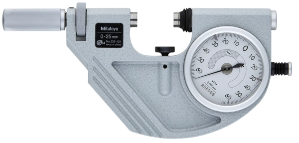 Mérőórás passzaméter, 0-25/0,001mm, IP54 (jobb) Mitutoyo: 523-121