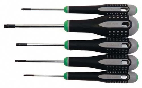 Ergo™ csavarhúzó-készlet, Torx®, 5-részes (TX10,TX15,TX20,TX25,TX30) Bahco BE-9885