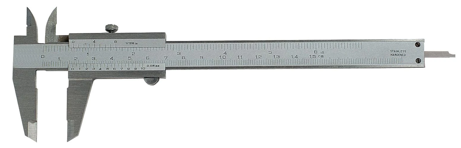 Nóniuszos tolómérő rozsdamentes, csavarrögzítéssel 150/0,05mm MIB 01001002
