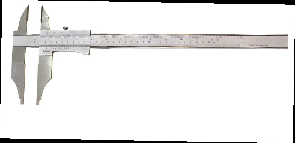 Analóg műhelytolómérő, alsó-felső mérőpofákkal, csavarrögzítéses 200/0,05mm, pofa 60mm MIB 01009005