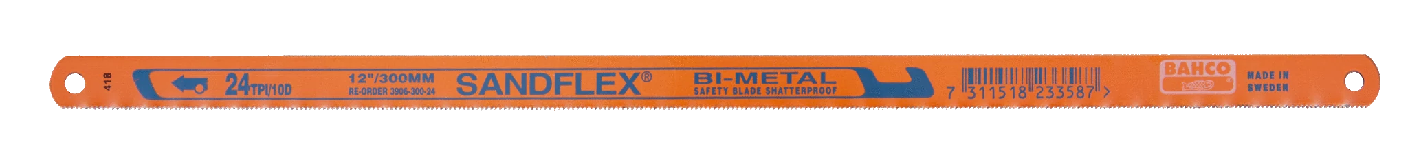 Kézi fémfűrészlap 300mm, 24fog/inch Sandflex® Bimetal Bahco 3906-300-24-100